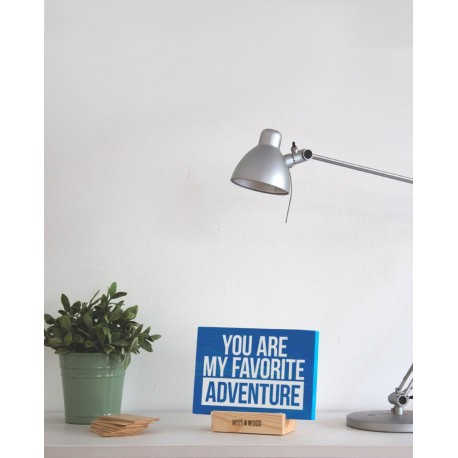 Cartel decorativo Miss Wood