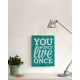 Cartel decorativo Miss Wood