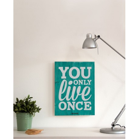 Cartel decorativo Miss Wood
