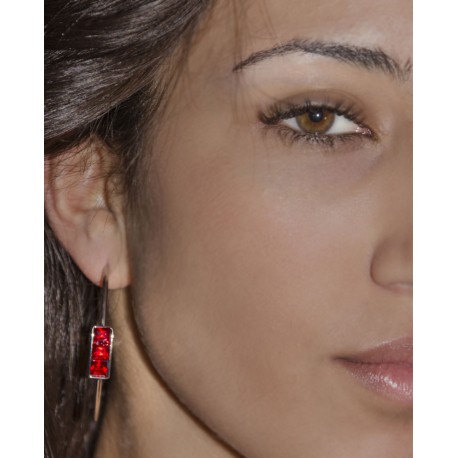 Pendientes Ofelia Red
