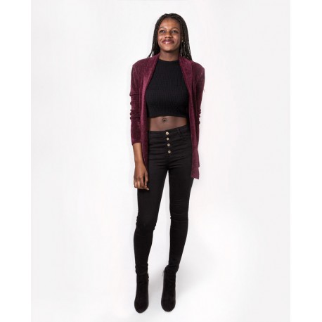 Cárdigan  tricot textura