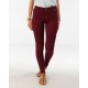 Jeans skinny tiro alto