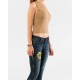 Jeans skinny tiro medio Sunflower