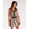 Vestido estampado Retro